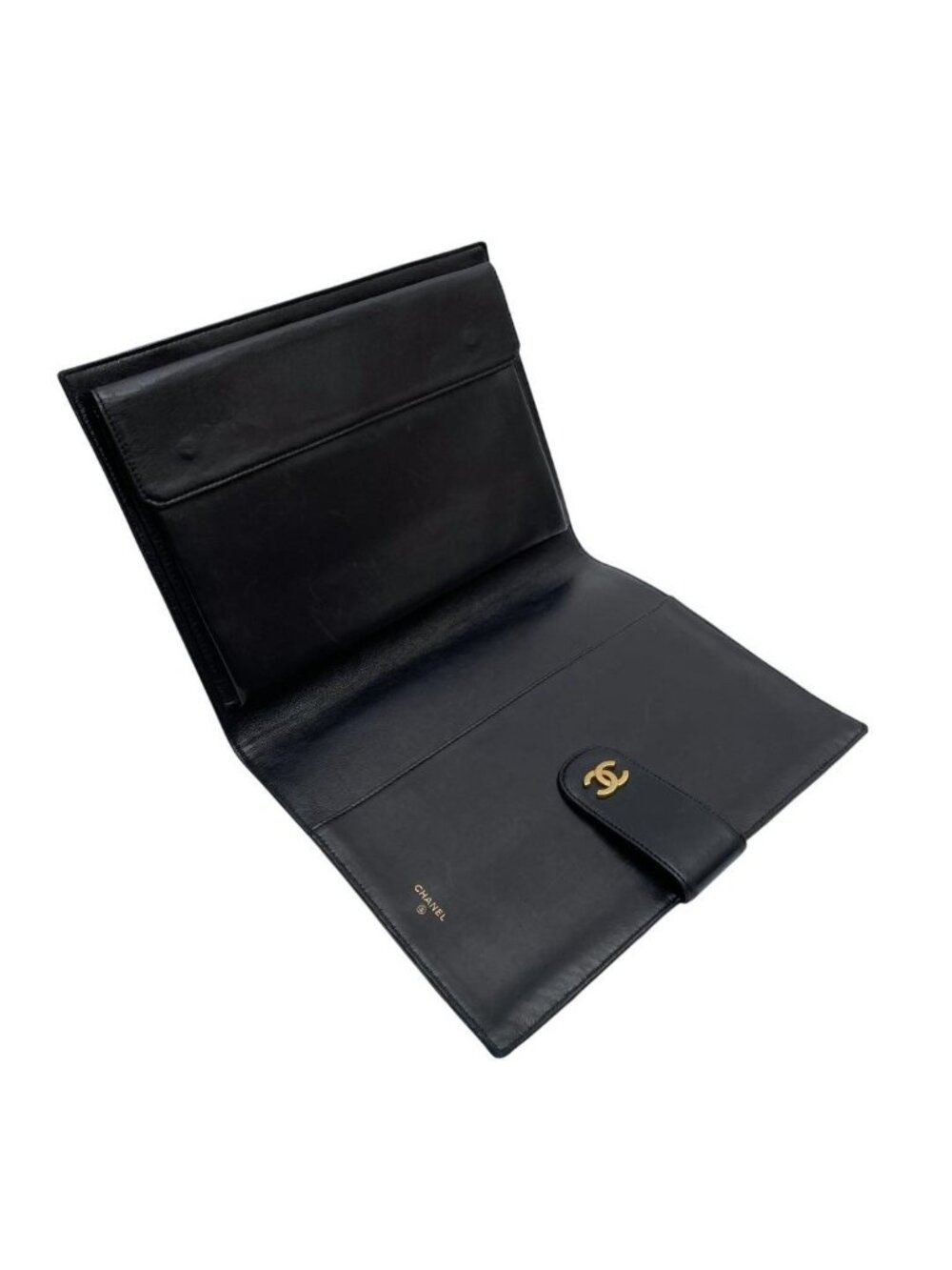 Chanel Bicolor Quilted Lambskin Clutch - Picture 7 of 10